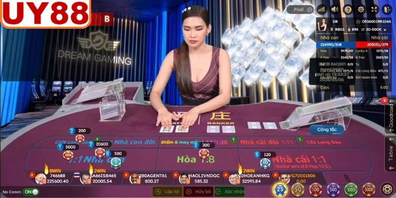 Dream Gaming có Dealer chuyên nghiệp, tương tác tốt